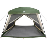 Family Tent Cabin 6-Person Green Waterproof