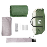 Family Tent Cabin 6-Person Green Waterproof