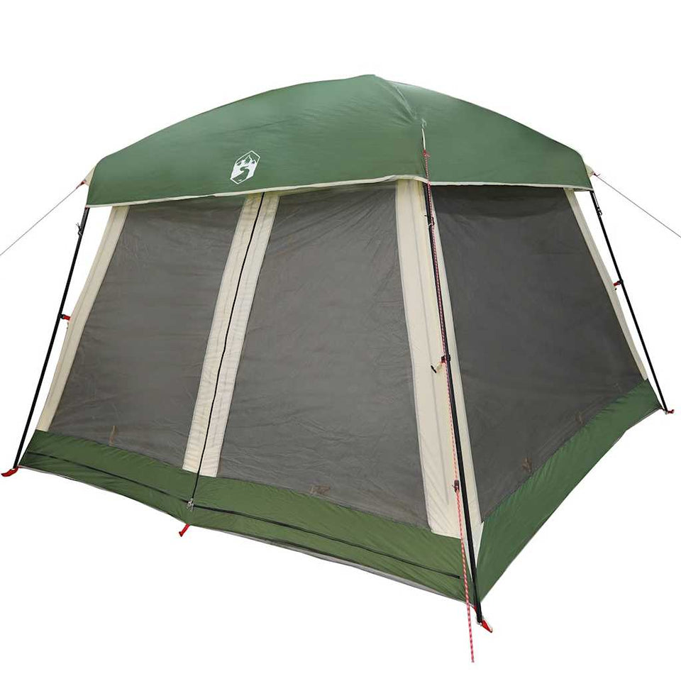 Family Tent Cabin 6-Person Green Waterproof