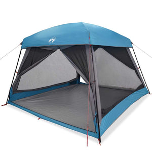 Family Tent Cabin 6-Person Blue Waterproof