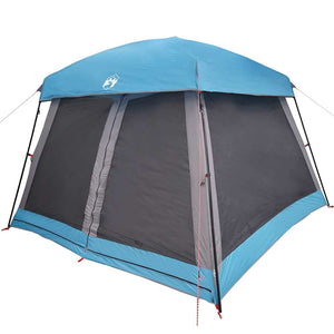 Family Tent Cabin 6-Person Blue Waterproof