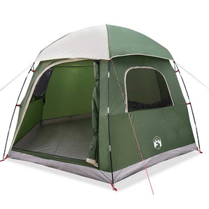 Family Tent Igloo 6-Person Green Waterproof