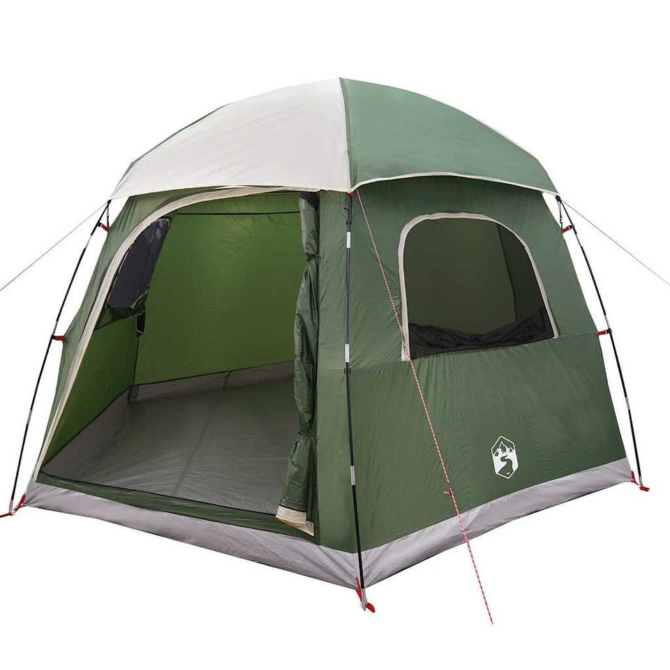 Family Tent Igloo 6-Person Green Waterproof