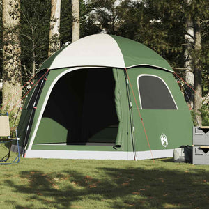 Family Tent Igloo 6-Person Green Waterproof