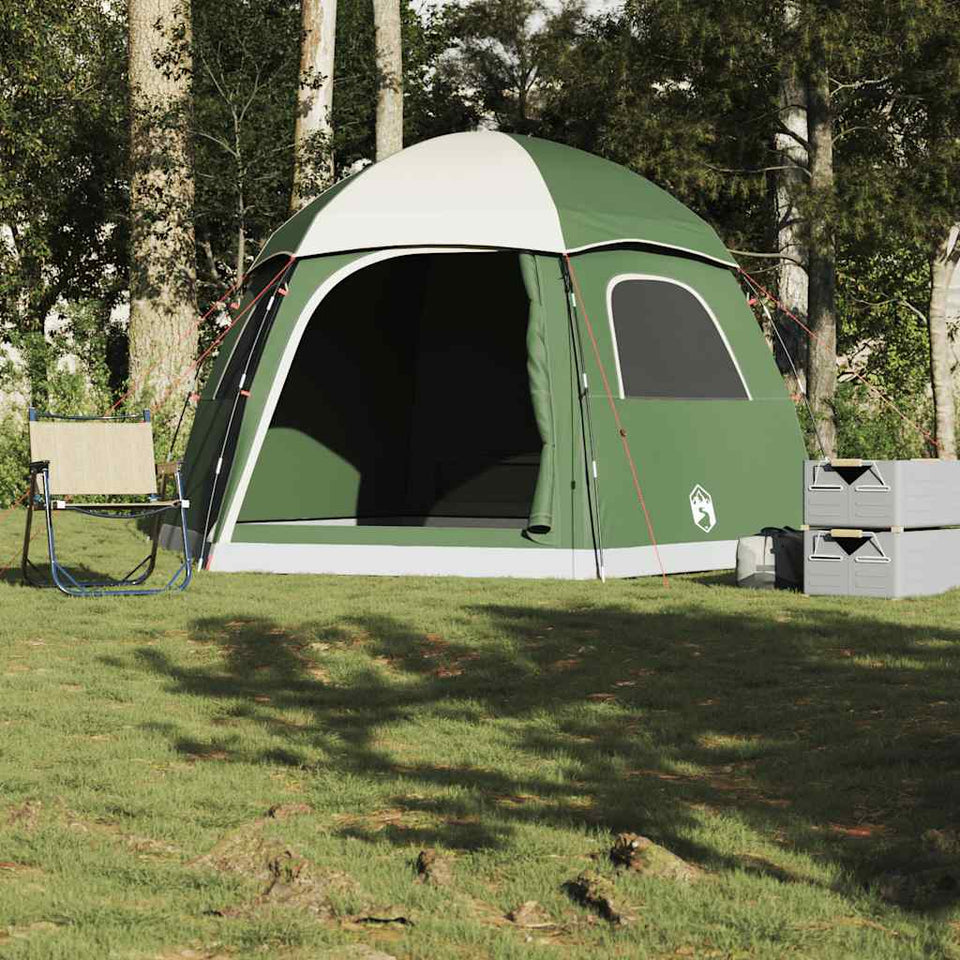 Family Tent Igloo 6-Person Green Waterproof