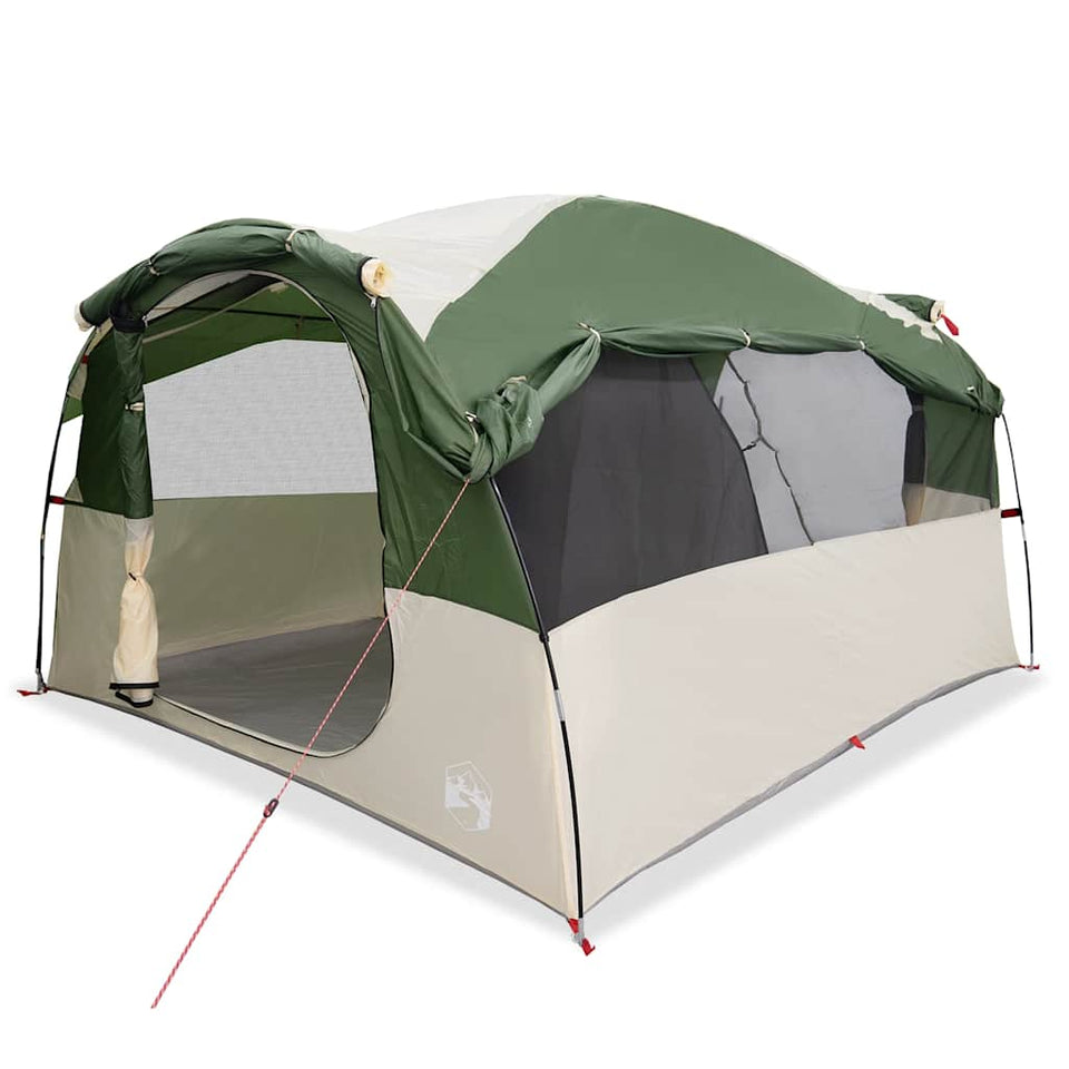 Family Tent Tunnel 6-Person Green Waterproof