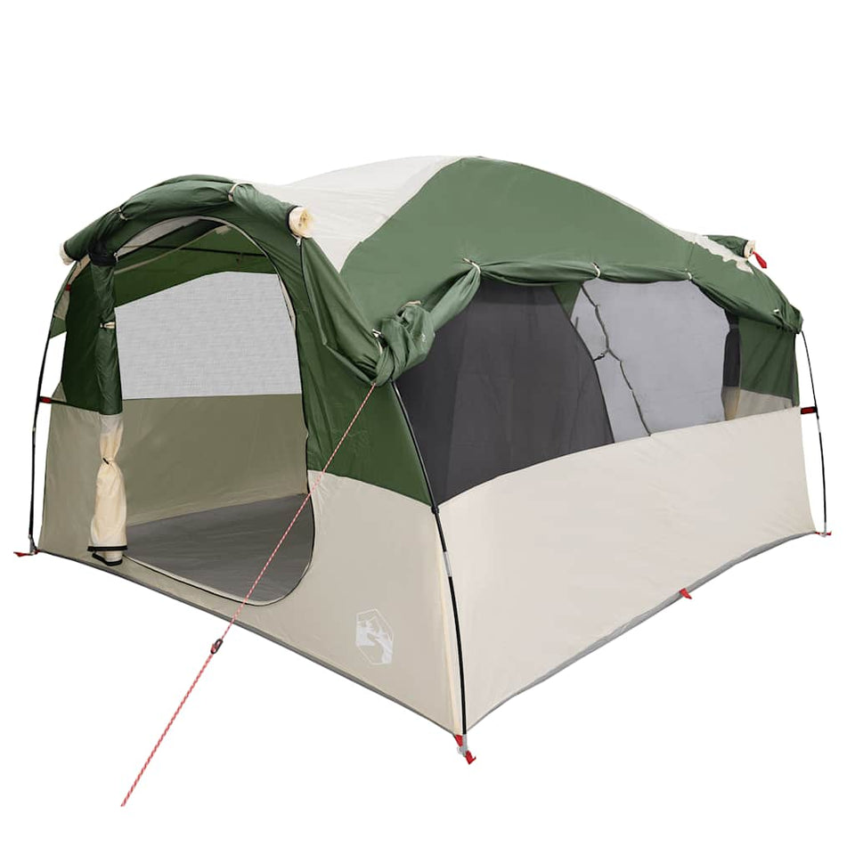 Family Tent Tunnel 6-Person Green Waterproof