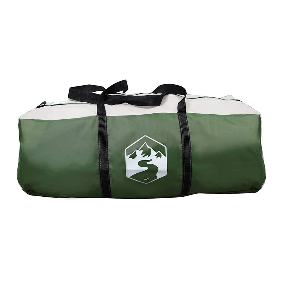 Family Tent Tunnel 6-Person Green Waterproof