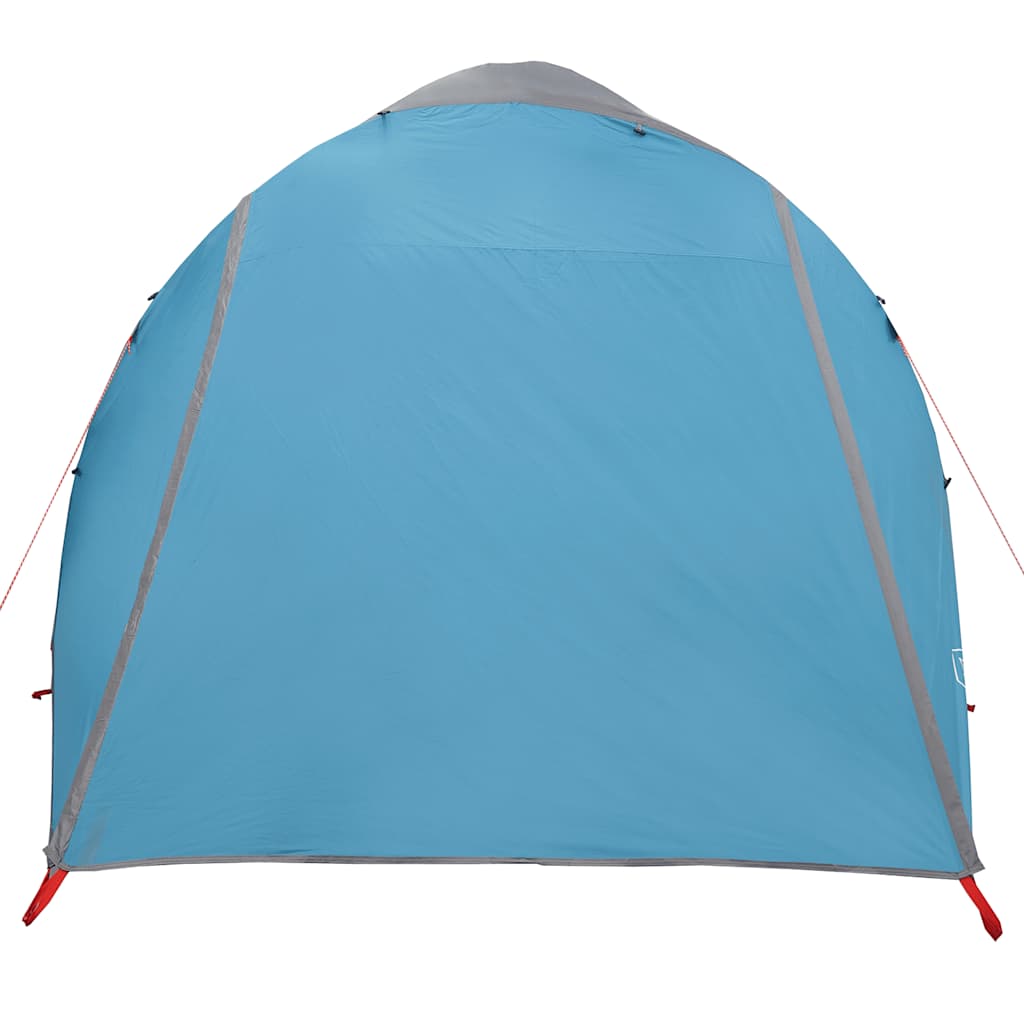 Family Tent Tunnel 6-Person Blue Waterproof