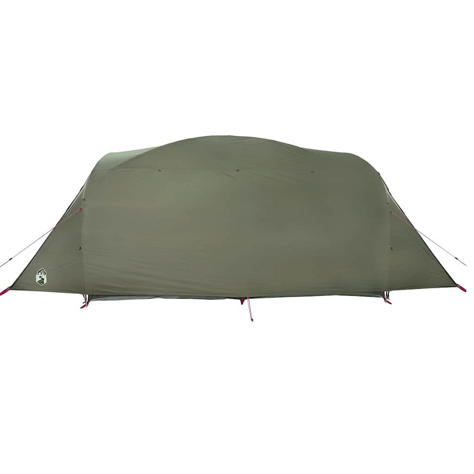 Family Tent Tunnel 6-Person Olive Green Waterproof