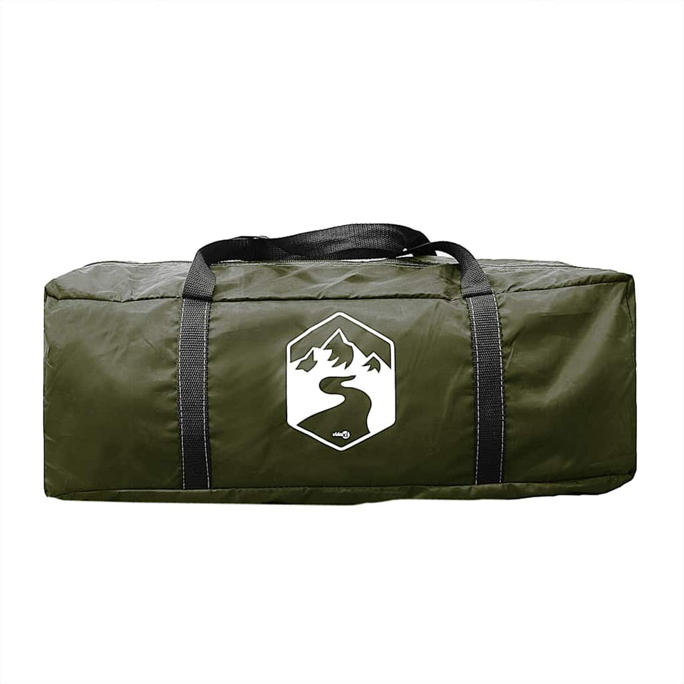 Family Tent Tunnel 6-Person Olive Green Waterproof