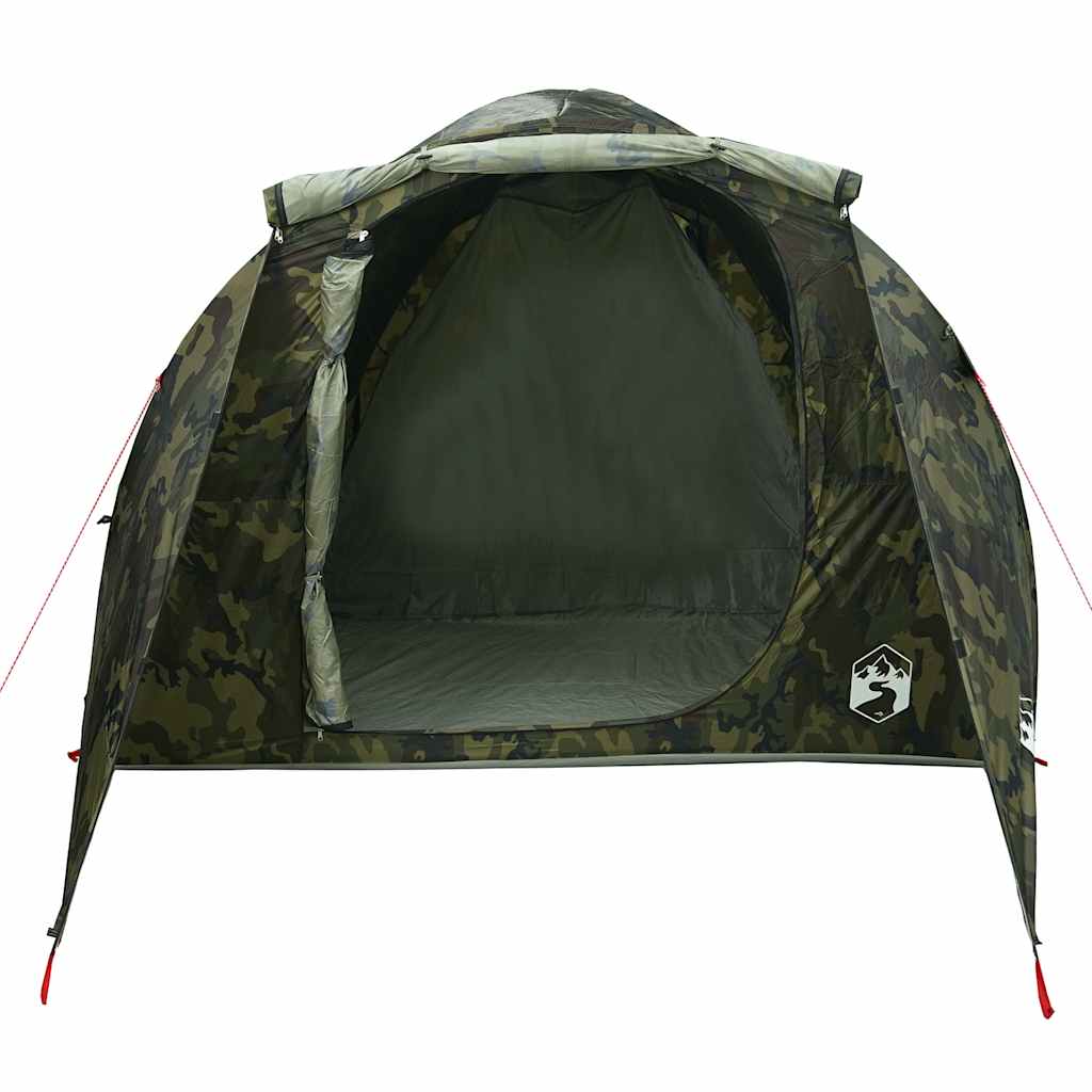 Family Tent Tunnel 6-Person Camouflage Waterproof