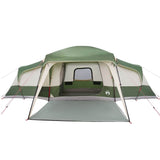 Family Tent with Porch Dome 9-Person Green Waterproof