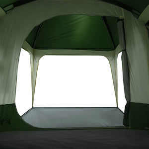 Family Tent with Porch Dome 9-Person Green Waterproof