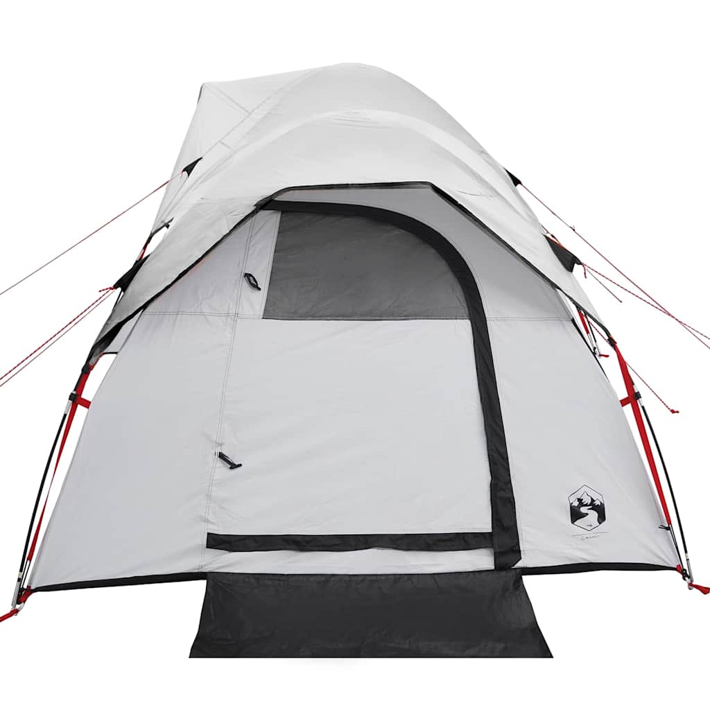 Camping Tent 5-Person White Blackout Fabric Waterproof