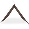 Camping Tarp Brown 306x306 cm Waterproof