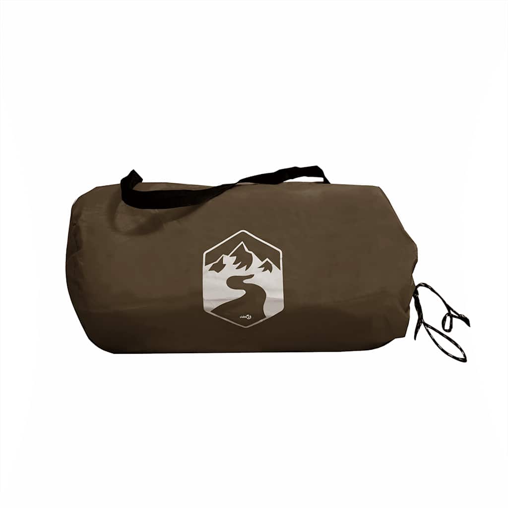Camping Tarp Brown 306x306 cm Waterproof