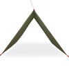 Camping Tarp Olive Green 366x306 cm Waterproof