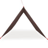 Camping Tarp Brown 366x306 cm Waterproof