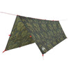 Camping Tarp Camouflage 406x306 cm Waterproof