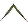 Camping Tarp Camouflage 406x306 cm Waterproof