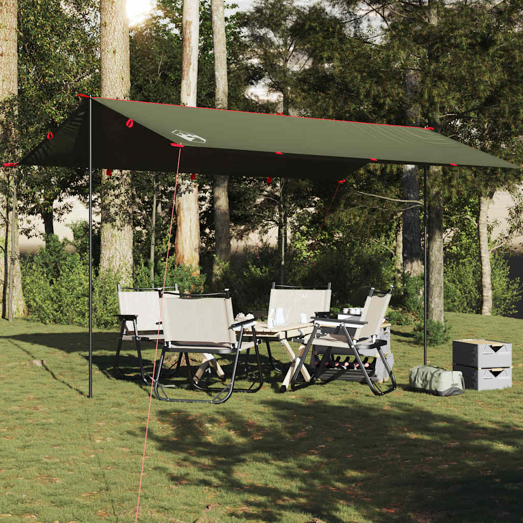 Camping Tarp Olive Green 506x306 cm Waterproof