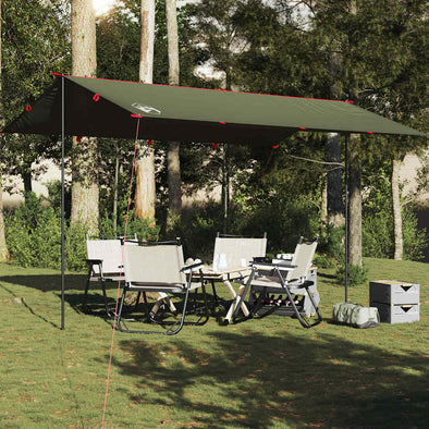Camping Tarp Olive Green 506x306 cm Waterproof