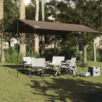 Camping Tarp Brown 506x306 cm Waterproof