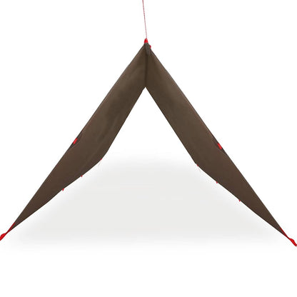 Camping Tarp Brown 506x306 cm Waterproof