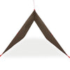 Camping Tarp Brown 506x306 cm Waterproof