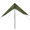 Camping Tarp Olive Green 462x306x211 cm Waterproof