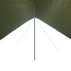 Camping Tarp Olive Green 462x306x211 cm Waterproof