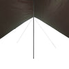 Camping Tarp Brown 462x306x211 cm Waterproof