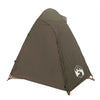 Camping Tent Dome 2-Person Brown Waterproof