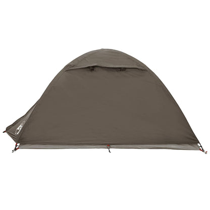 Camping Tent Dome 2-Person Brown Waterproof