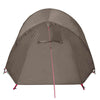Camping Tent Tunnel 2-Person Brown Waterproof