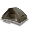 Camping Tent Dome 2-Person Brown Waterproof