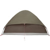 Camping Tent Dome 2-Person Brown Waterproof