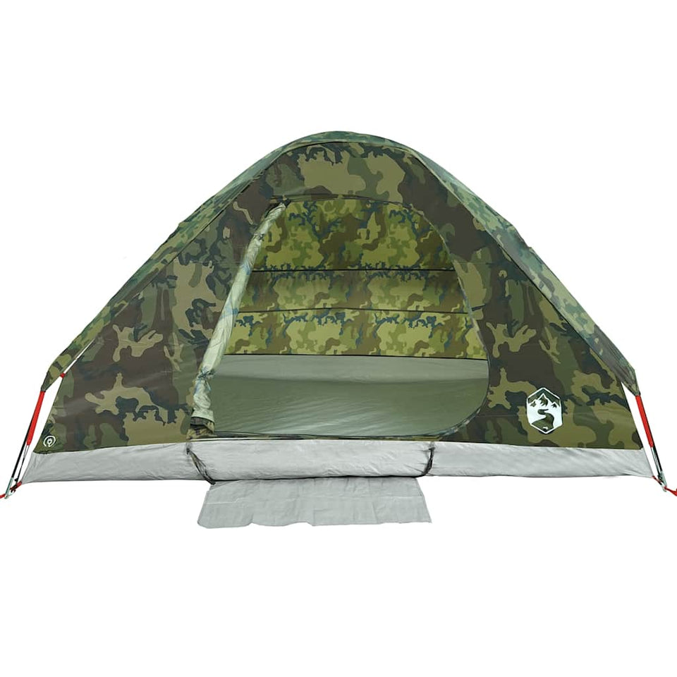 Family Tent Dome 6-Person Camouflage Waterproof