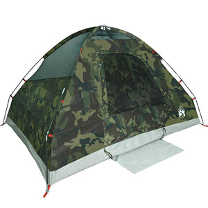 Family Tent Dome 6-Person Camouflage Waterproof