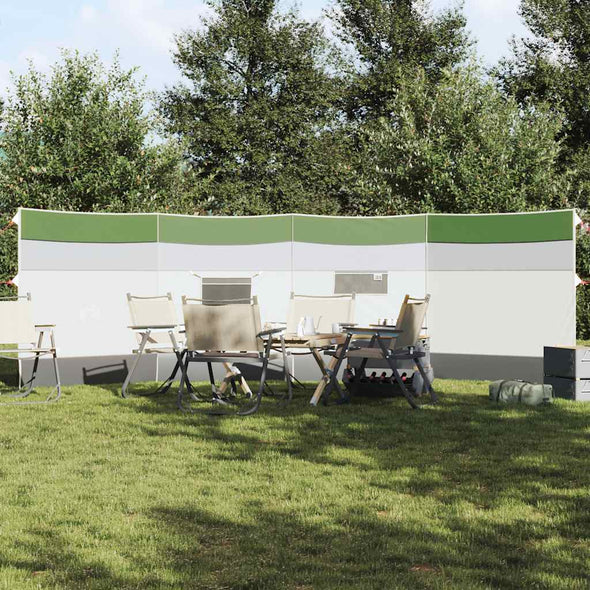 Camping Windbreak Green 510x153 cm Waterproof