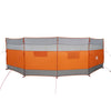 Camping Windbreak Grey and Orange 510x153 cm Waterproof