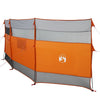 Camping Windbreak Grey and Orange 510x153 cm Waterproof