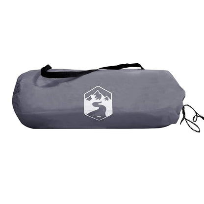 Camping Windbreak Grey and Orange 510x153 cm Waterproof