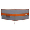 Camping Windbreak Grey and Orange 344x120 cm Waterproof