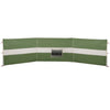 Camping Windbreak Green 490x123 cm Waterproof