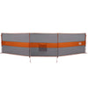 Camping Windbreak Grey and Orange 490x123 cm Waterproof