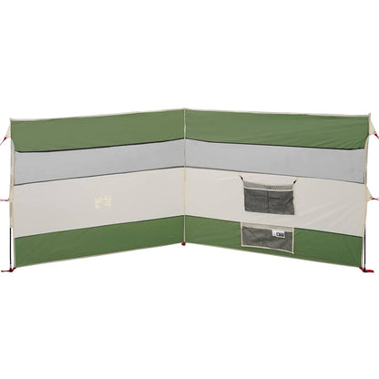 Camping Windbreak Green 340x130 cm Waterproof