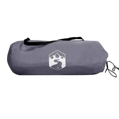 Camping Windbreak Grey and Orange 340x130 cm Waterproof