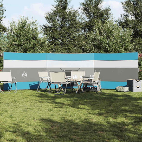 Camping Windbreak Blue 508x130 cm Waterproof